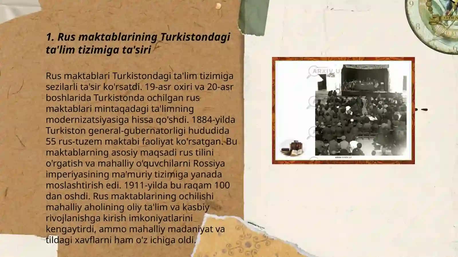Turkistonda rus maktablarining ochilishi 3
