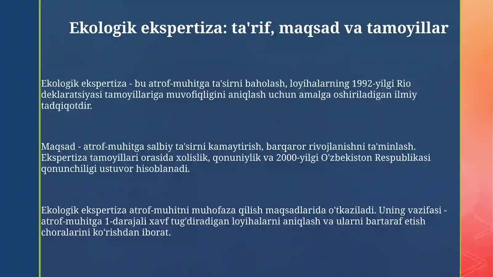 Ekologik ekspertiza 3