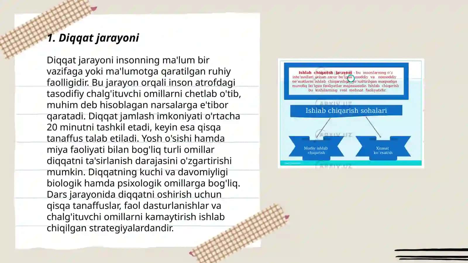 Diqqat jarayoni 3