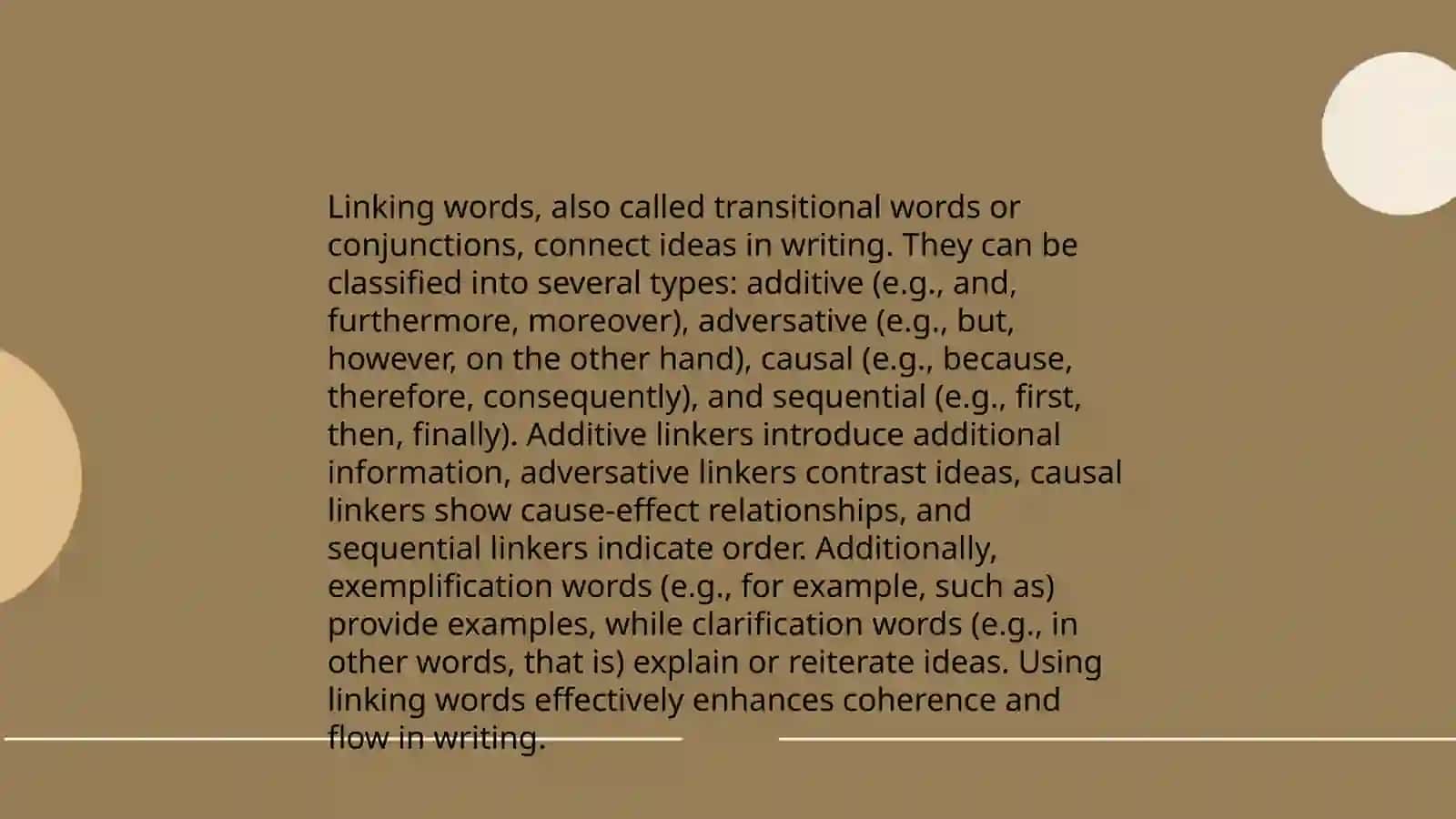 Linking words and invitation cards 3
