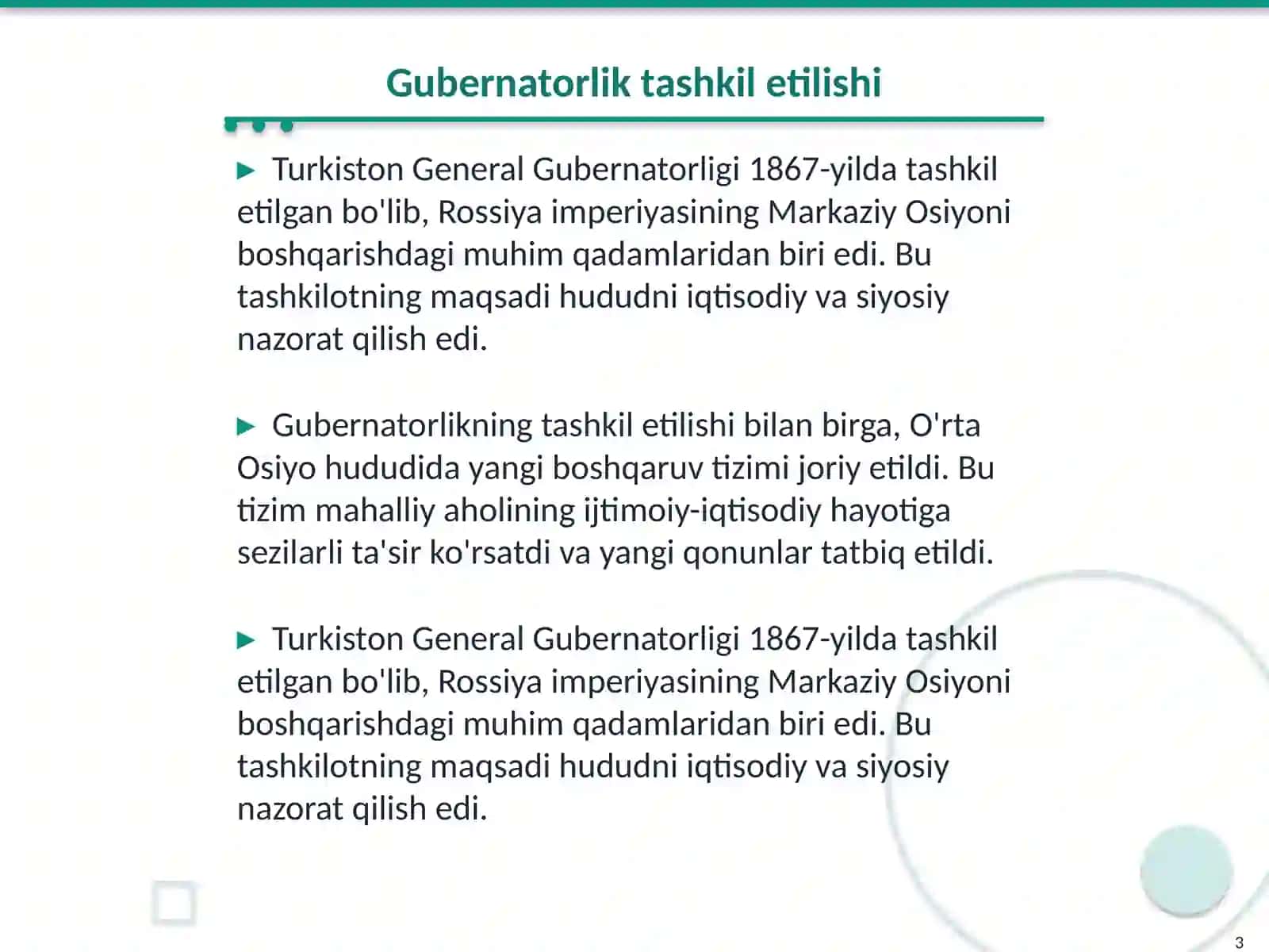 Turkiston General Gubernatorligi kanseleriyasi materiallari 3