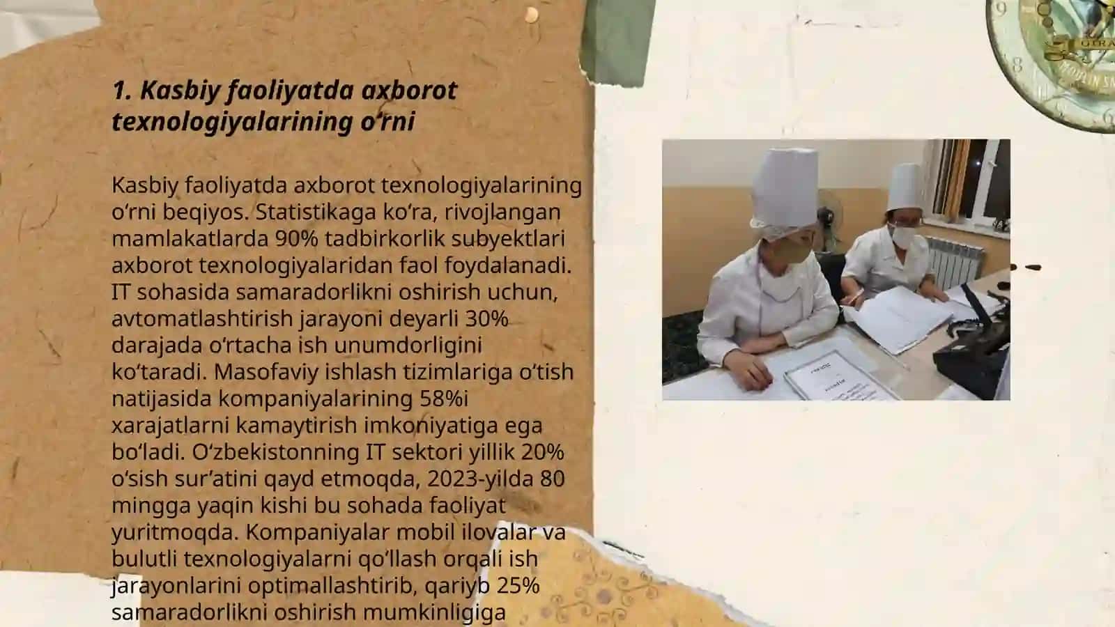Kasbiy faoliyatda axborot texnologiyalarini qoʻllash 3