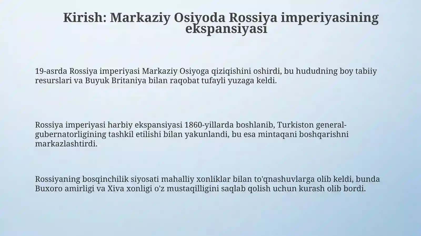 BuxoroamiriligivaXivaxonliginingRossiyimperiyasivassaligaaylanishi 3