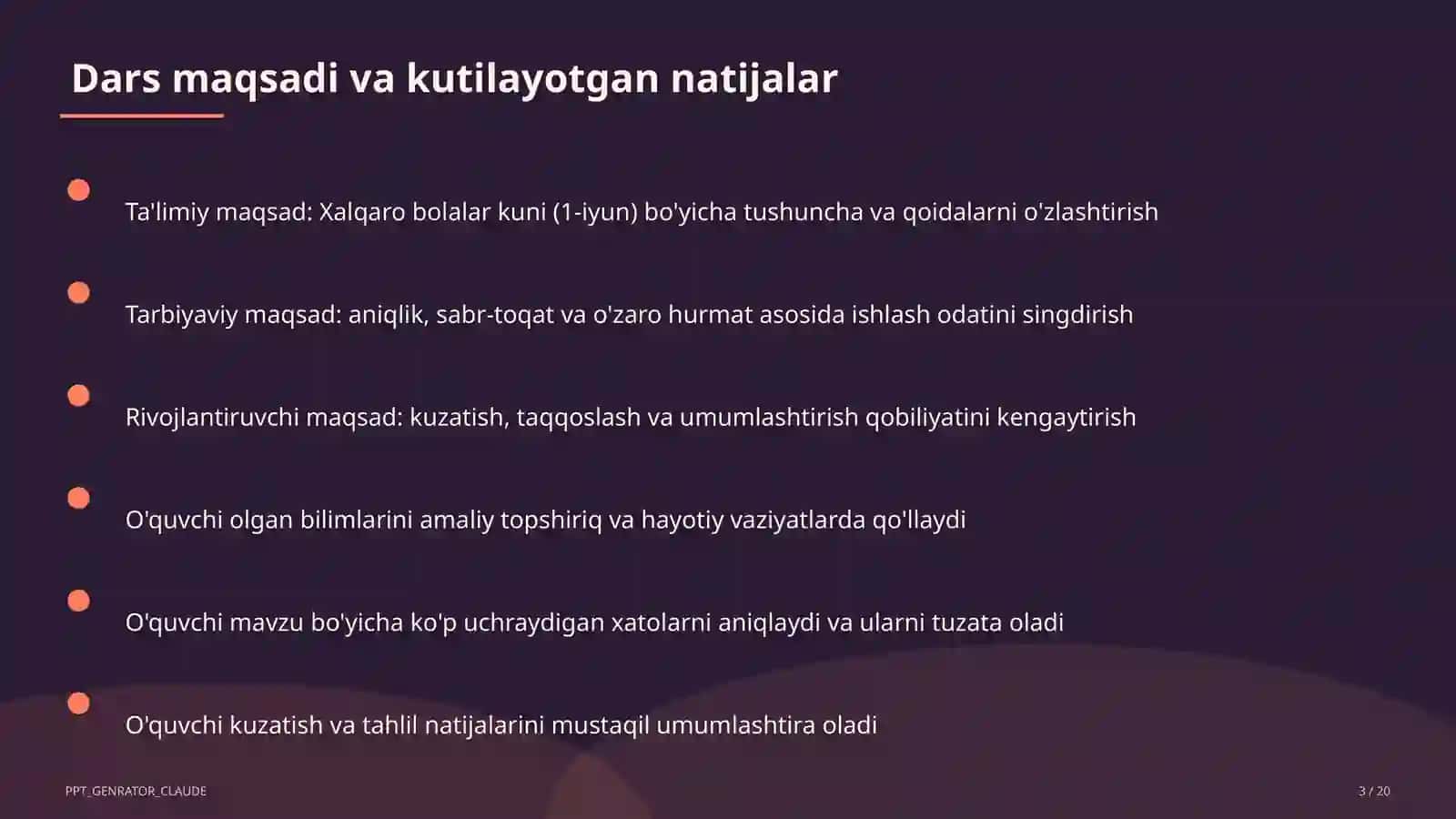 Sinf soati va tarbiyaviy tadbirlar 3