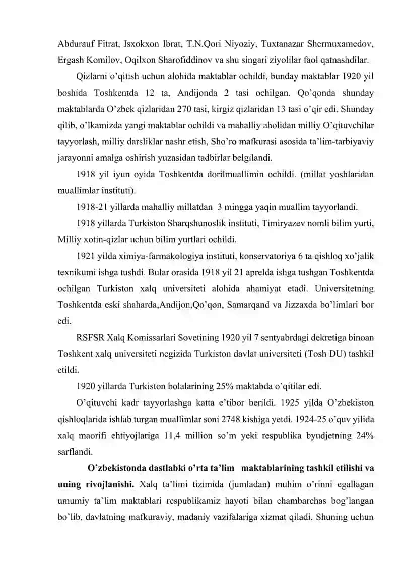 O'zbekiston xalq ta'lim tizimi va pedagogika fanining rivoji 3