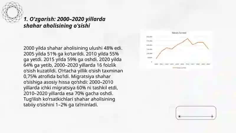 IELTS Task 1 Writing: Shahar aholisining o'sishi 3