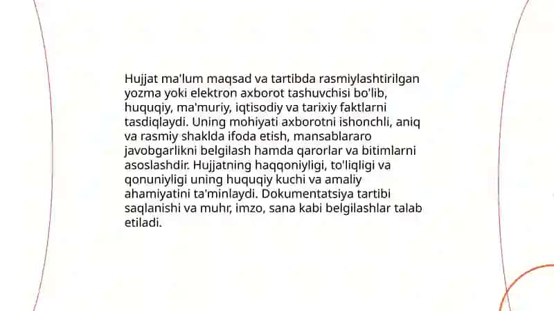 Hujjat va uning turlari 3
