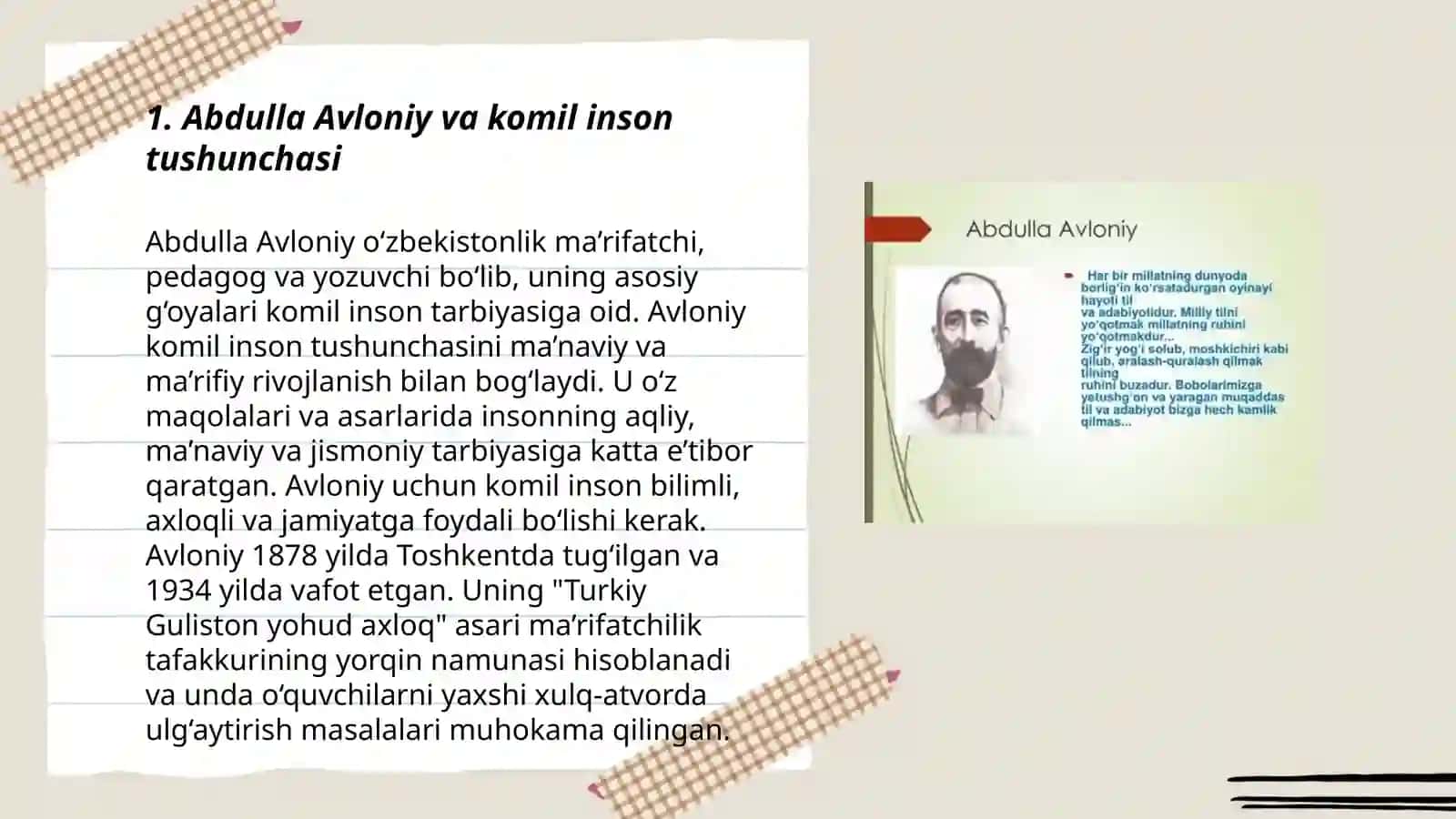 Abdulla Avloniyning komil inson haqidagi qarashlari 3