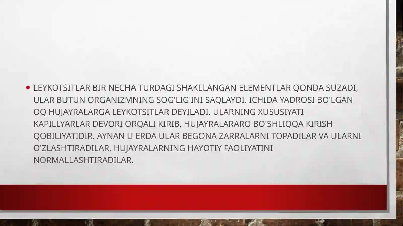 Leykotsitlar va ularning turlari 3
