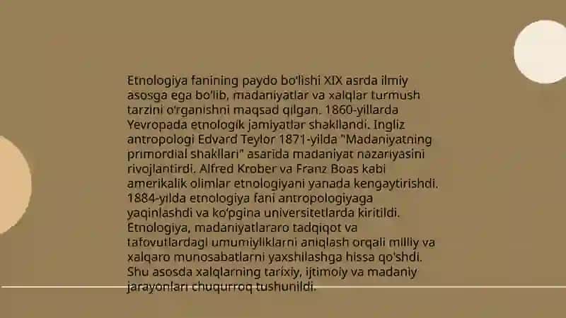 Etnologiya kirish tarixi 3