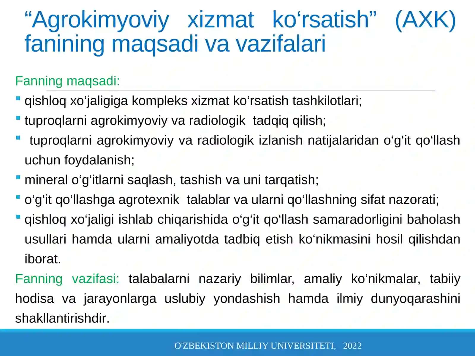 Agrokimyoviy xizmat ko‘rsatish 3