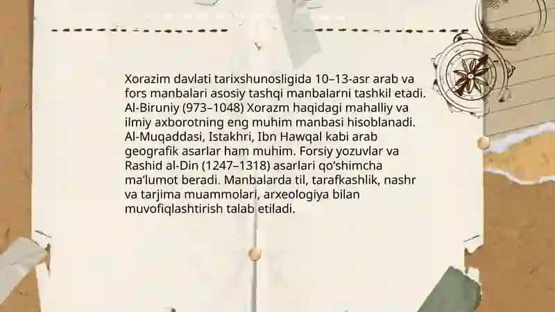 Xorazim davlati tarixshunoslgi 3