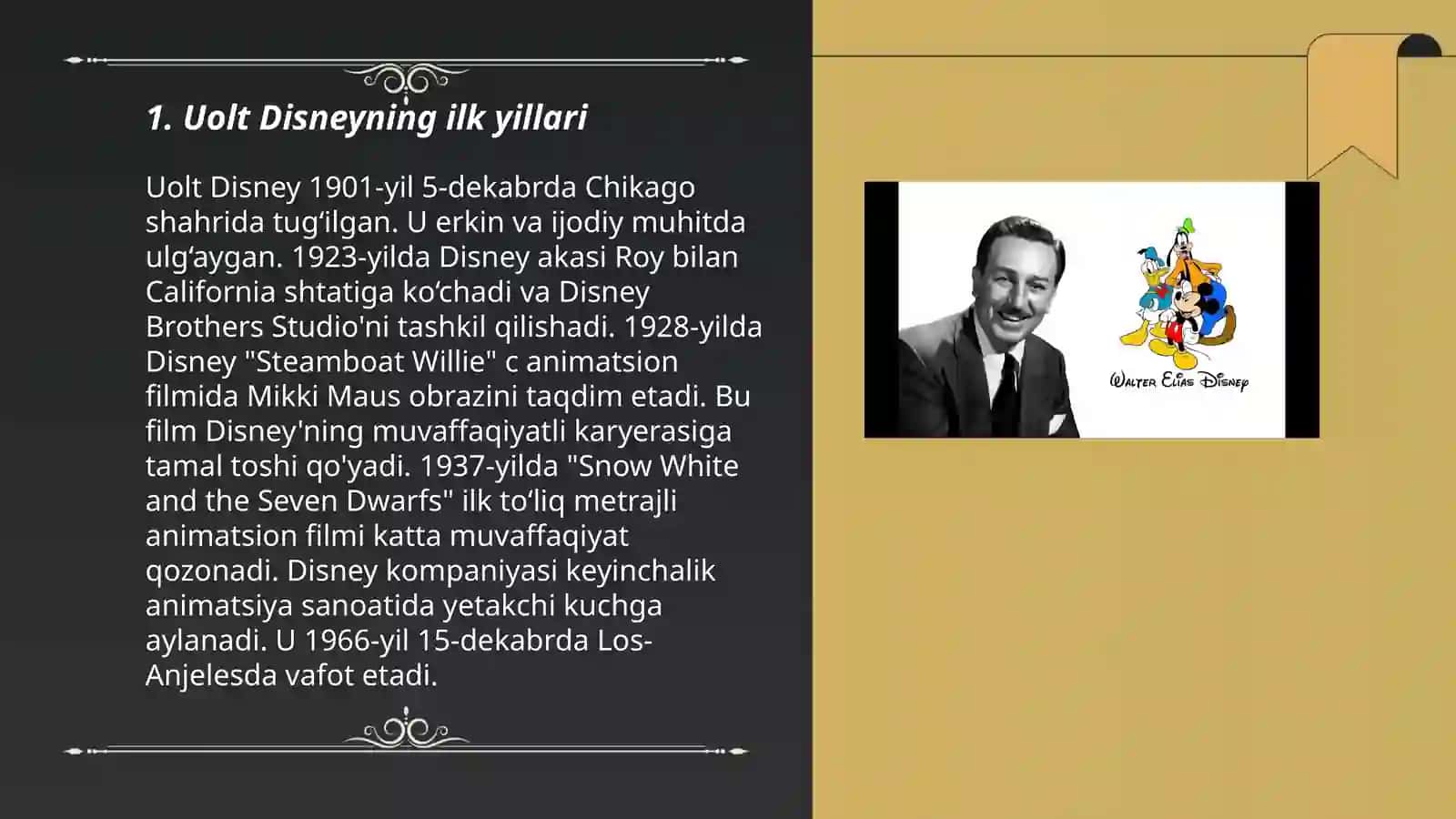 Walter Disney va uning karyerasi 3