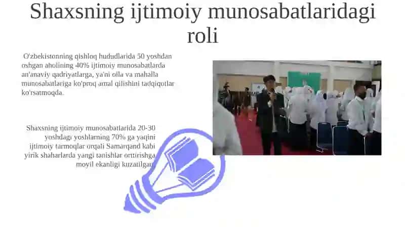 Shaxsning ijtimoiy ustanovkalari 3