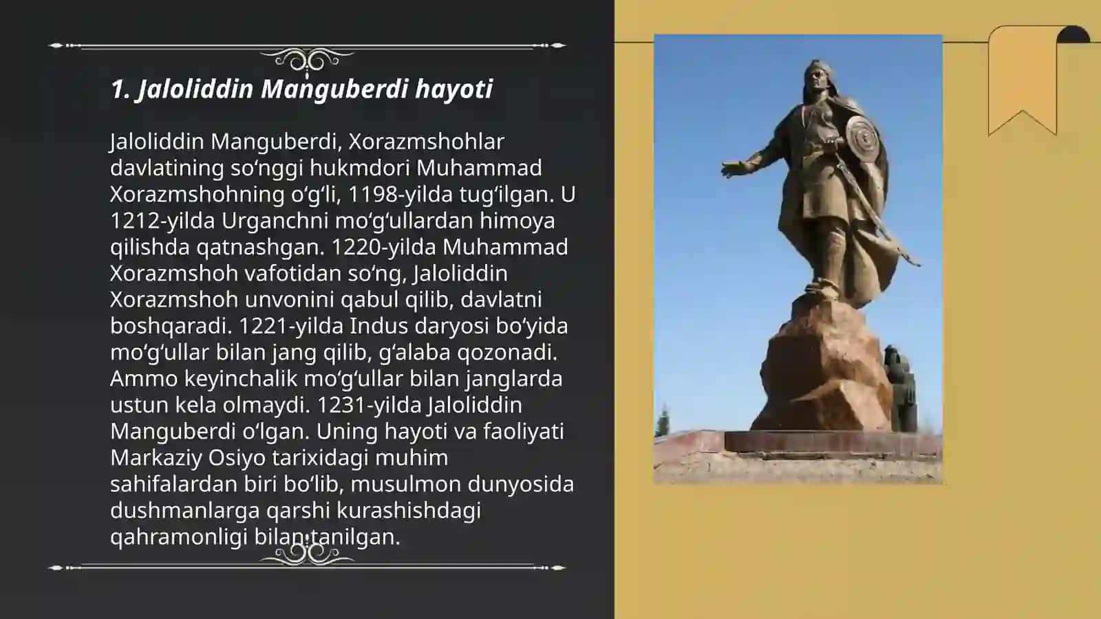 Jaloliddin Manguberdi hayoti 3