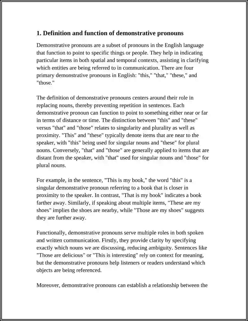 DEMONSTRATIVE PRONOUNS 3
