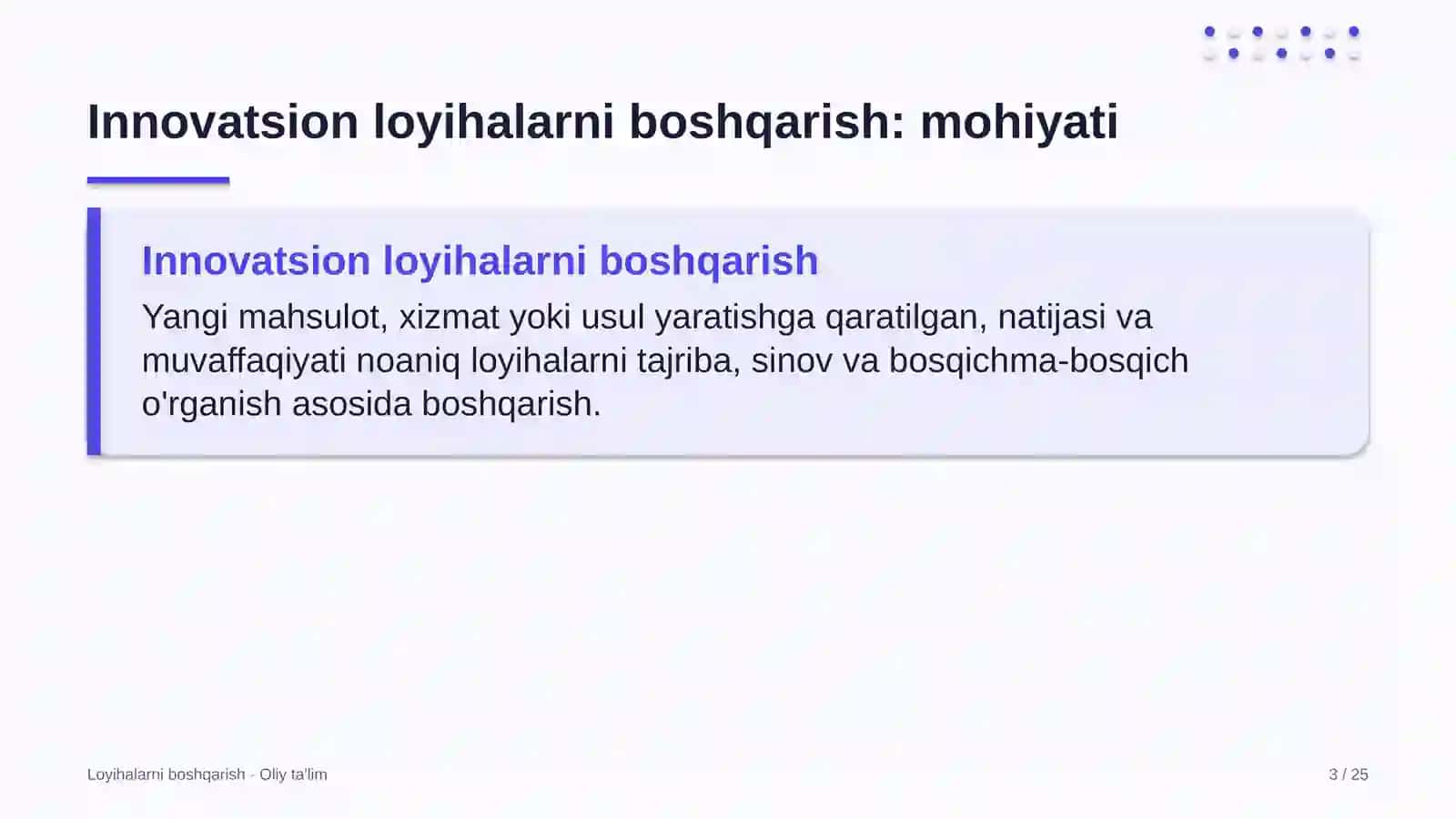 marketpleyslarda innovatsion loyihalarni boshqarish 3312 3