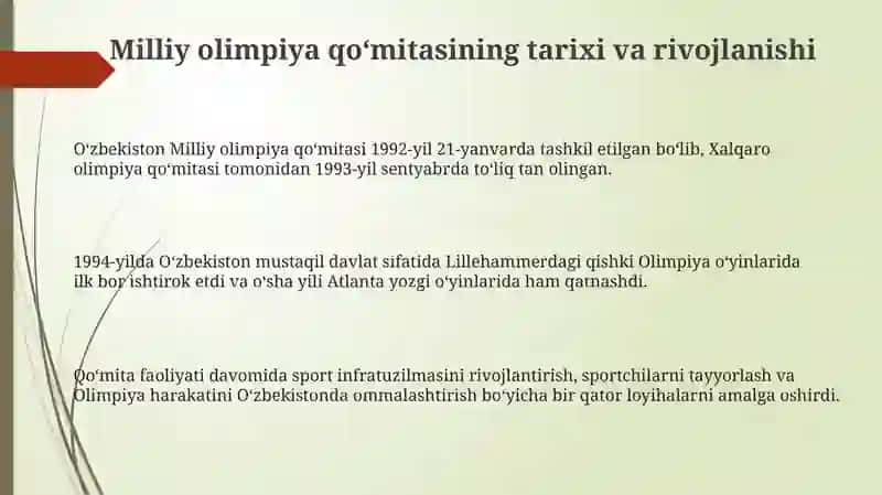 OʻZBEKISTON respublikasi milliy olimpiya qoʻmitasi 3