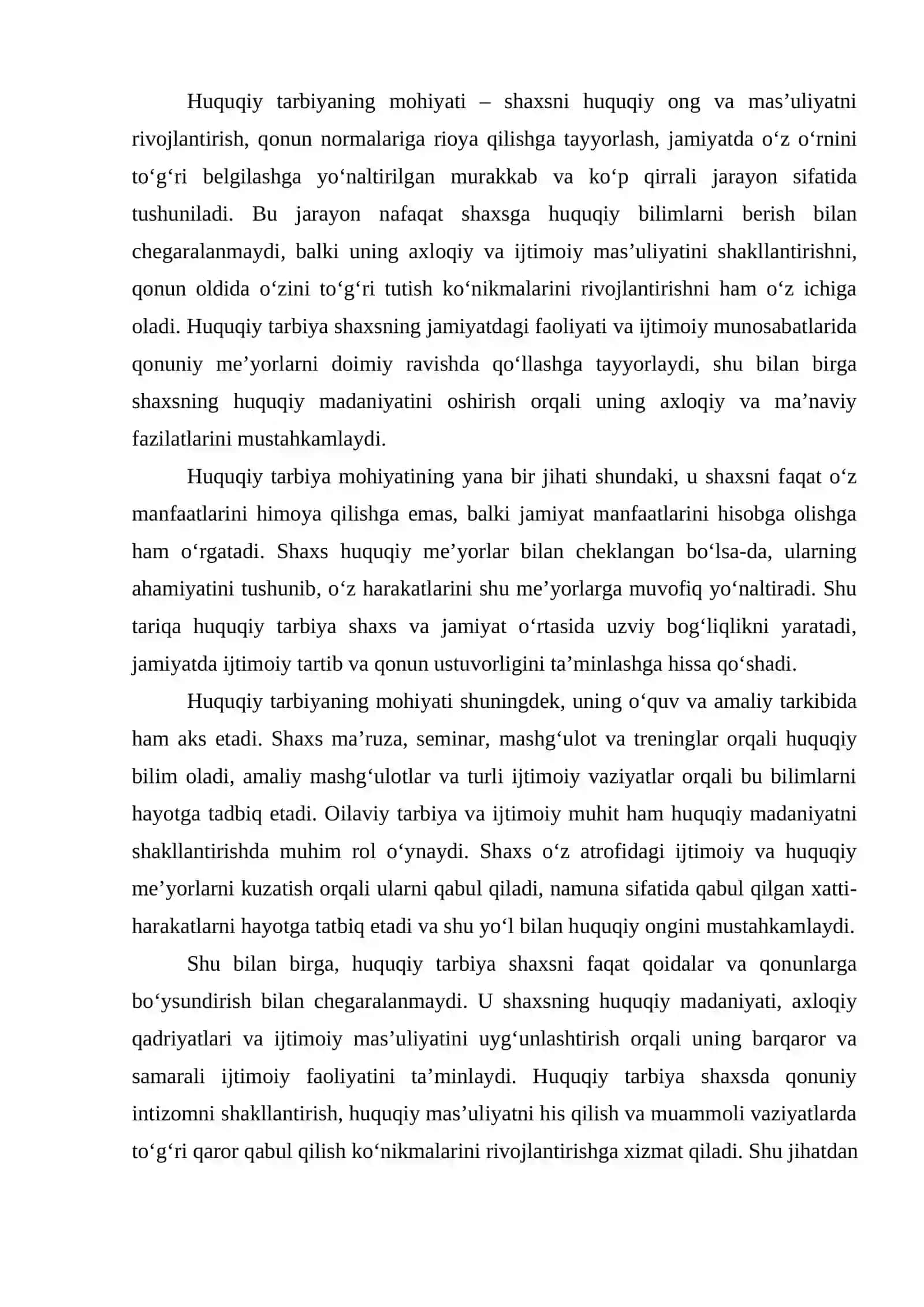 Huquqiy tarbiya metodlari 3