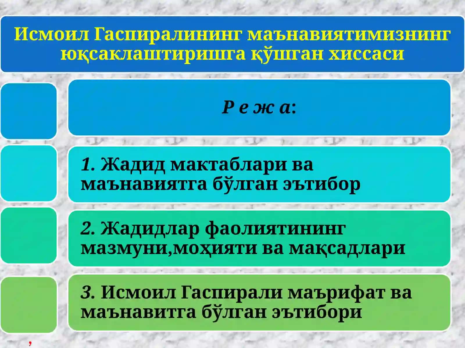 Йуқори маънавийлик - енгилмас куч 3