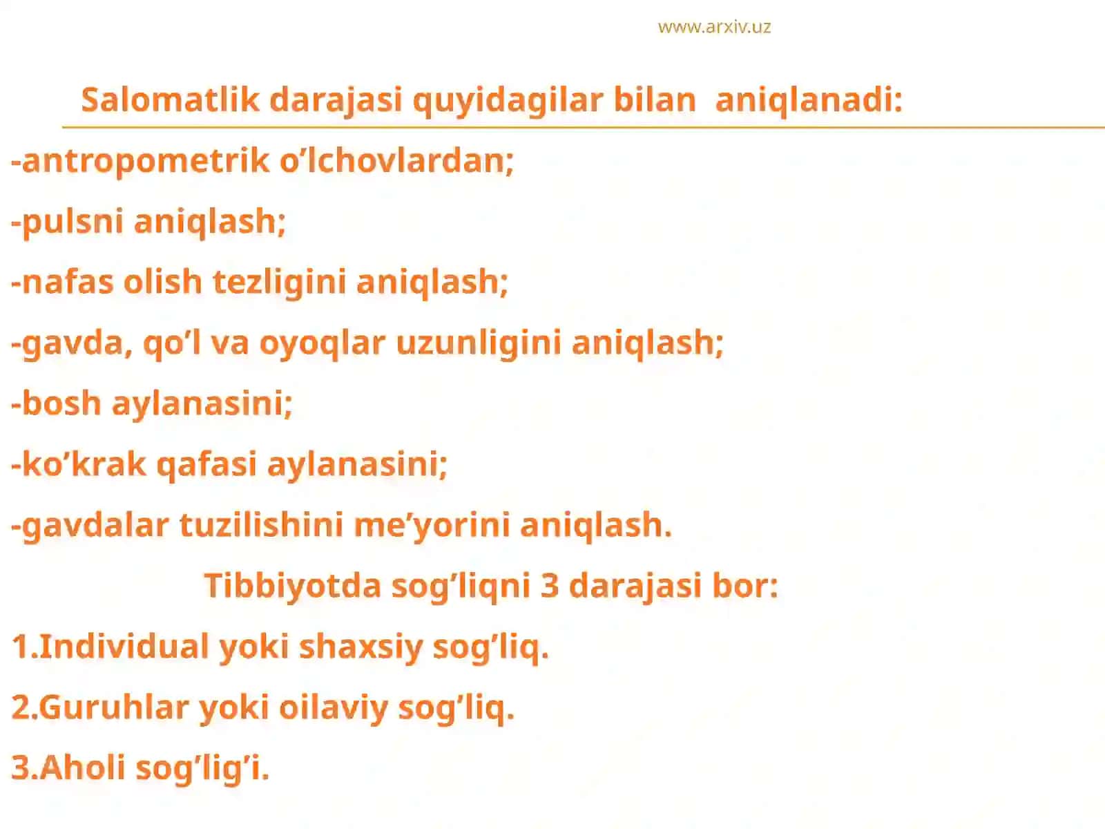 Valeologiya fanidan tayyorlagan 3