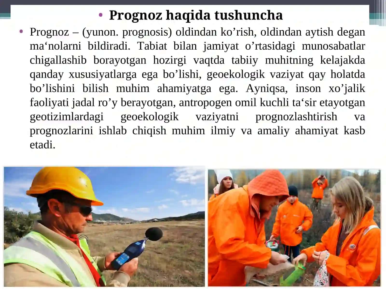 GEOEKOLOGIK PROGNOZLASHTIRISH 3