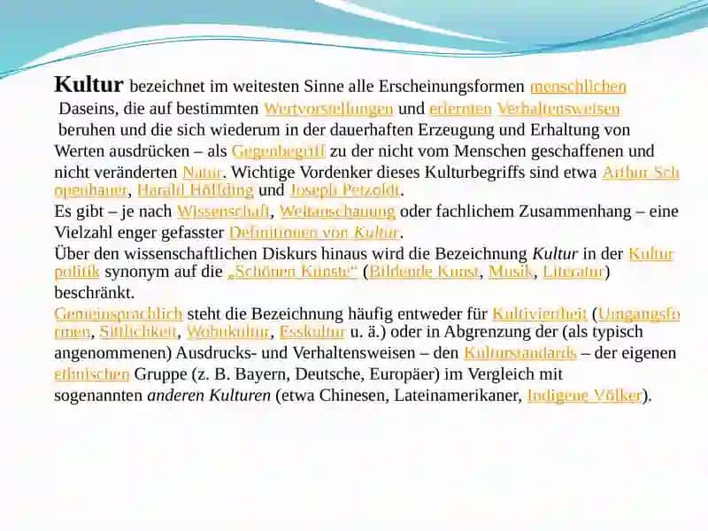 Kultur und Kommunikation: Eine Definition 3