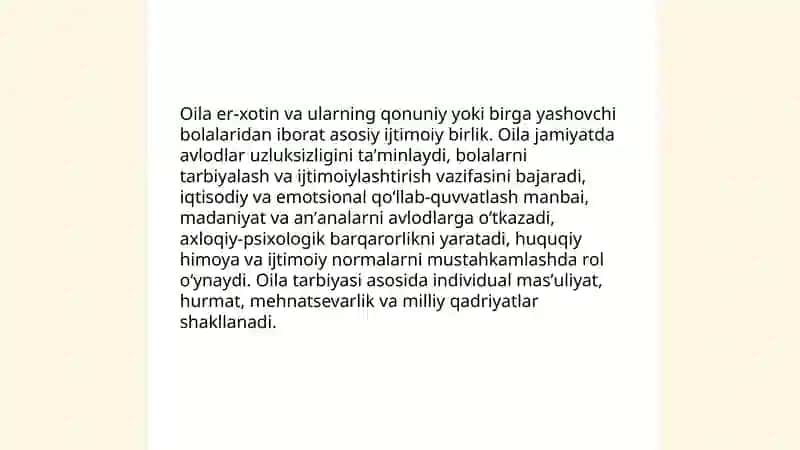Oila tarbiyasi asoslari 3