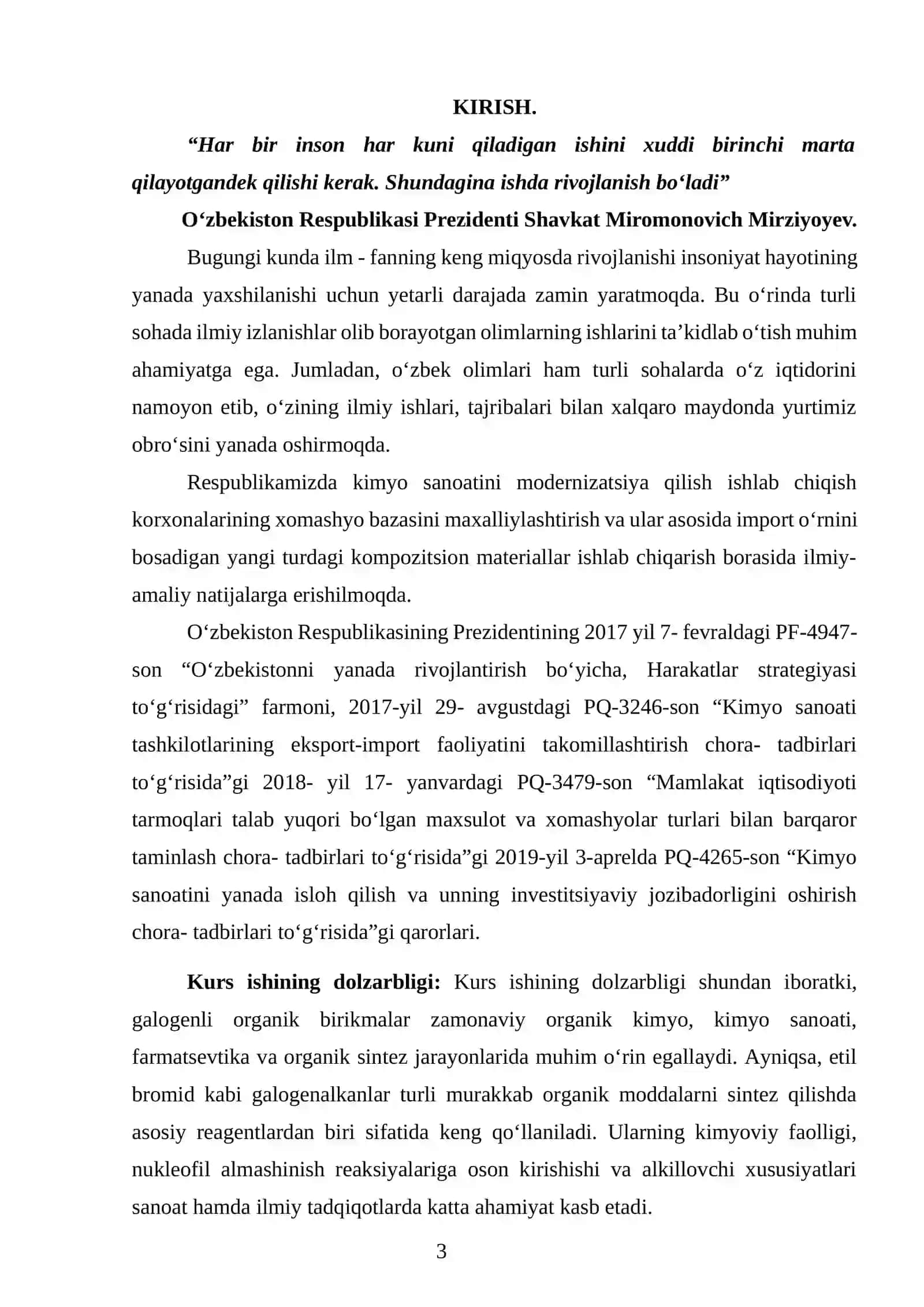 ETIL BROMID SINTEZI, TUZILISHI VA XOSSALARI 3