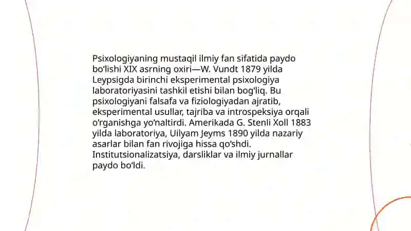 Psixologik maktablarning yuzaga kelish tarixi 3