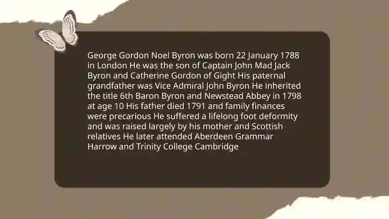 George Gordon Noel lord Byron (1788-1824) 3