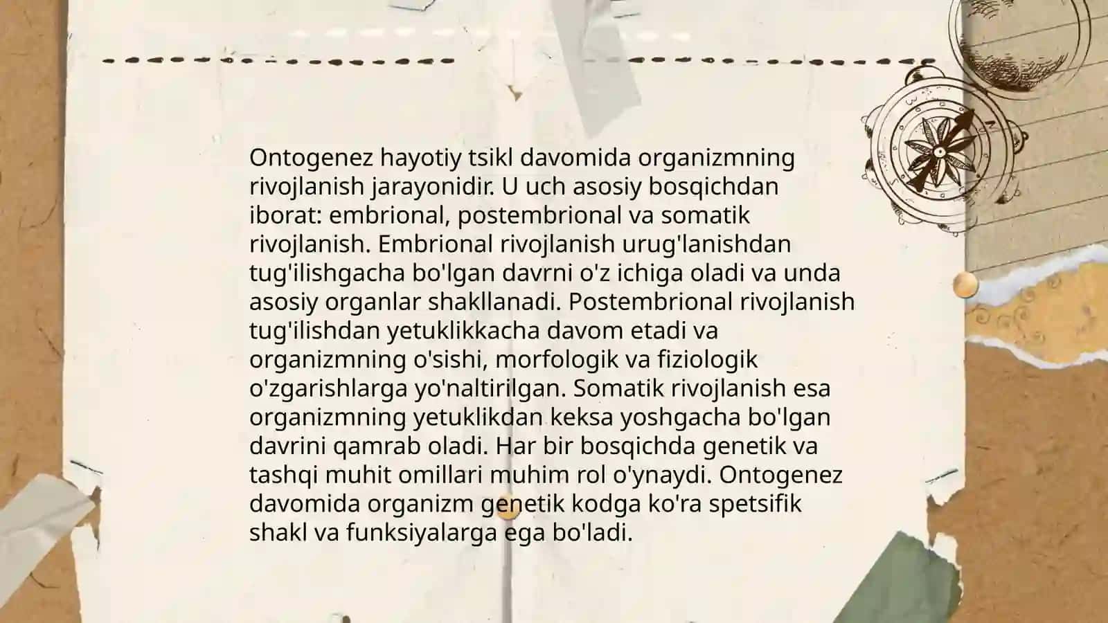 Ontagenez psixologiyasi 3