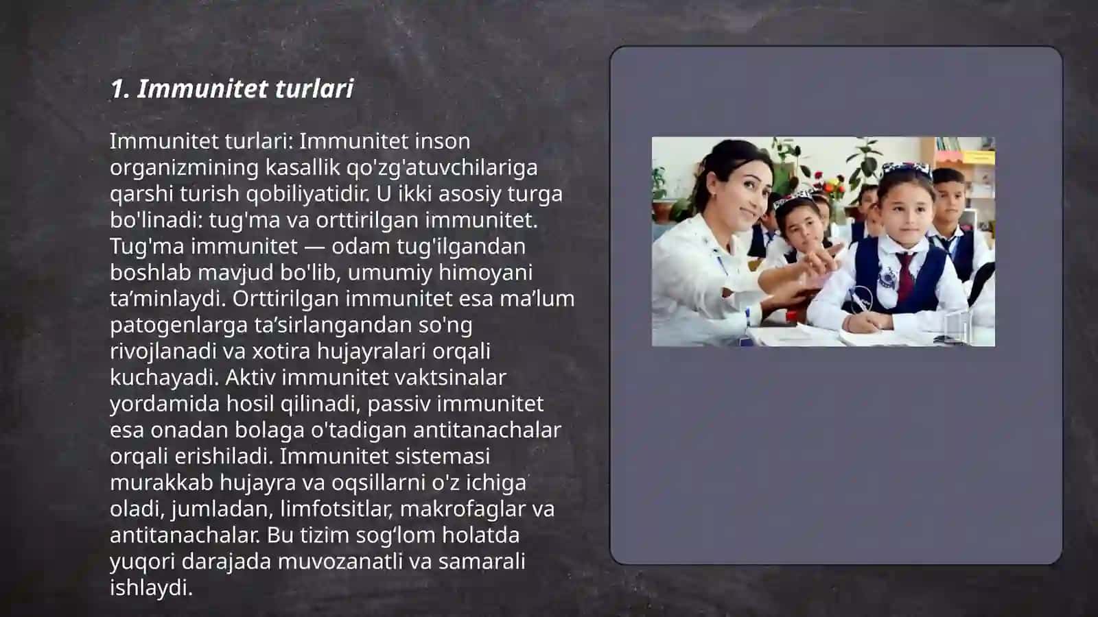 Imunitet nazariyasi 3