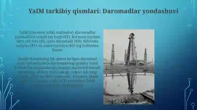 YaIM tarkibiy qismlari: Daromadlar yondashuvi 3