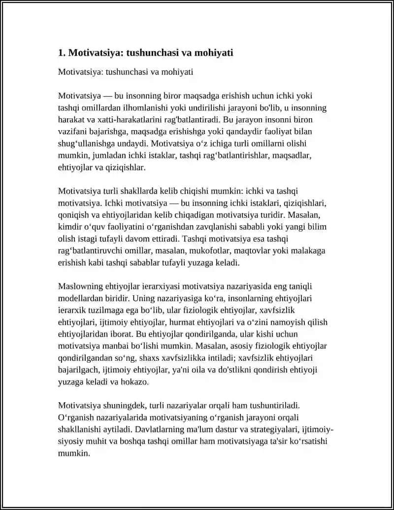 MOTIVATSIYA VA UNING TURLARI 3