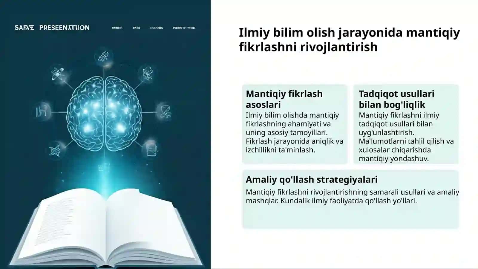 Ilmiy dunyoqarashni rivojlantirish 3