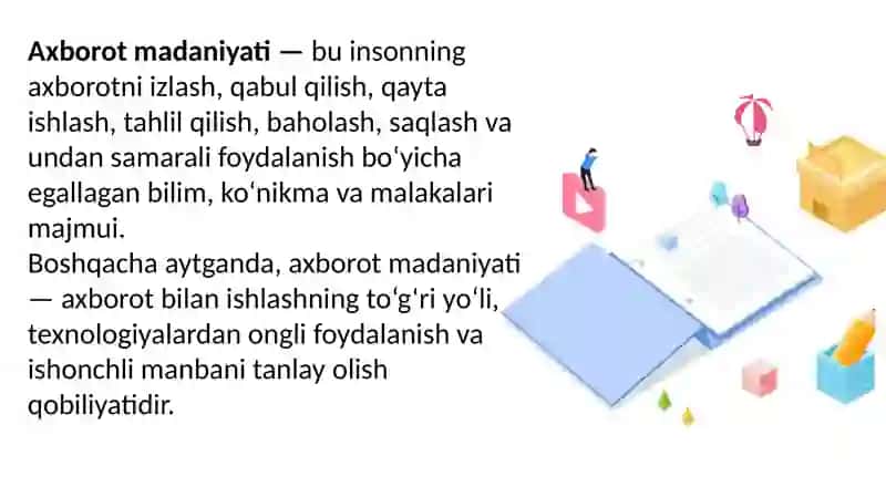 Axborot madaniyat 3