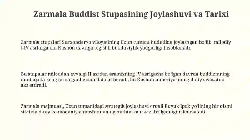 Zarmala Buddist Stupasi 3