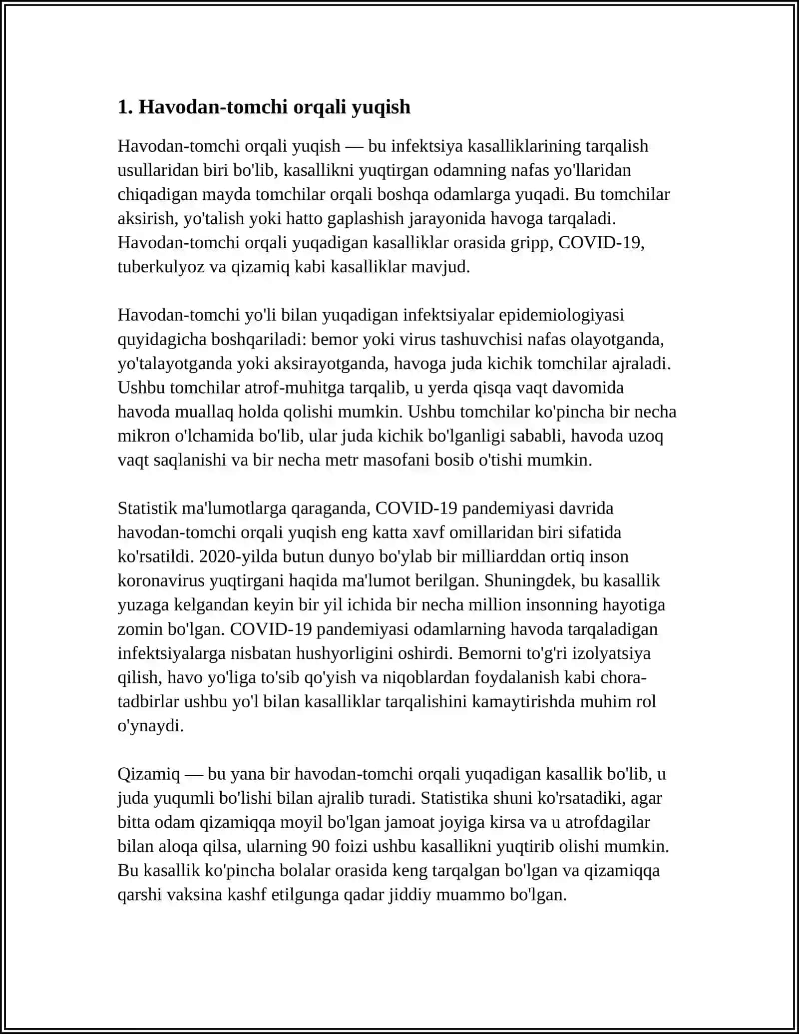 INFEKSIYALAR YUQISH YULI 3