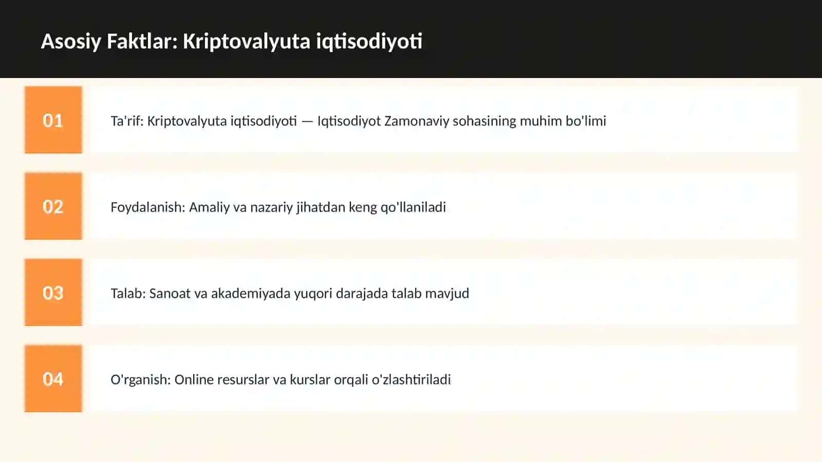 Kriptovalyuta iqtisodiyoti 3