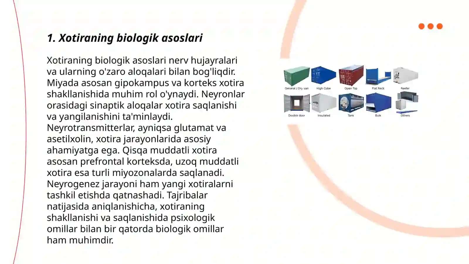 Xotira turlari va uning jarayonlari 3