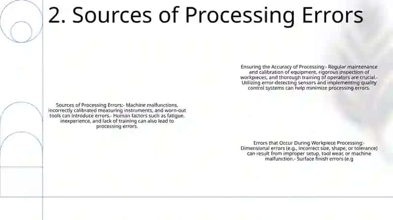 Ensuring The Accuracy Of Processing And Errors That Occur During The Processing Of Workpiece At The Workshop 3