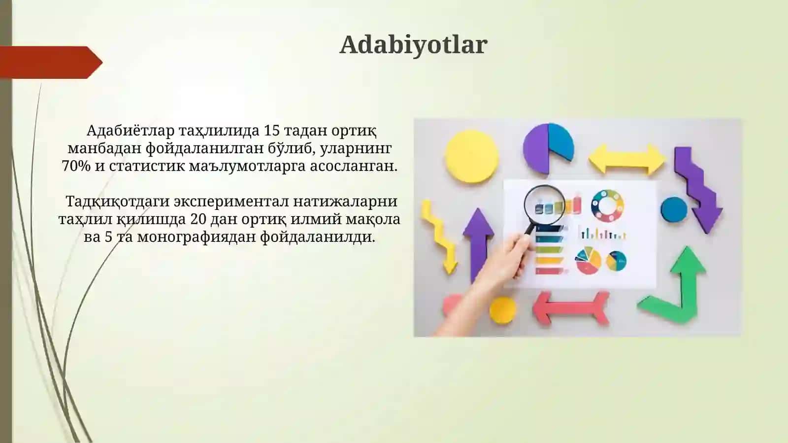 Eksperiment natijalari tahlili 3