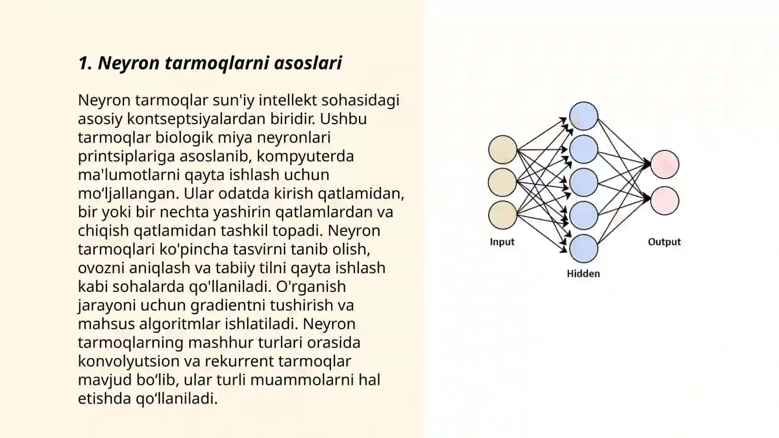 Neyron torlar va genetik algoritmlar 3