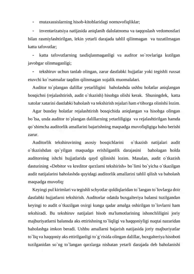 Auditorlik xulosasi va uning turlari 3