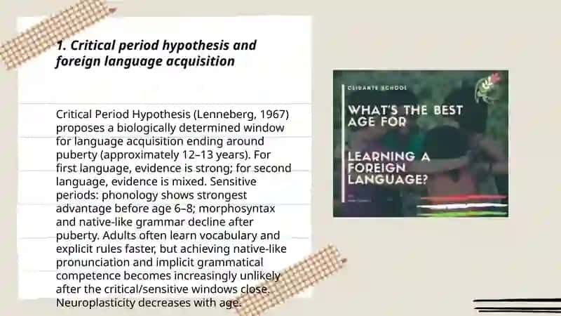 Age characteristics in learning a forein language 3
