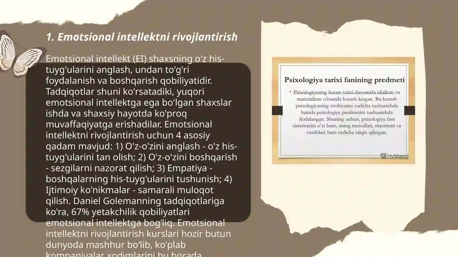 Yoshlarning psixologiyasini rivojlantirish 3