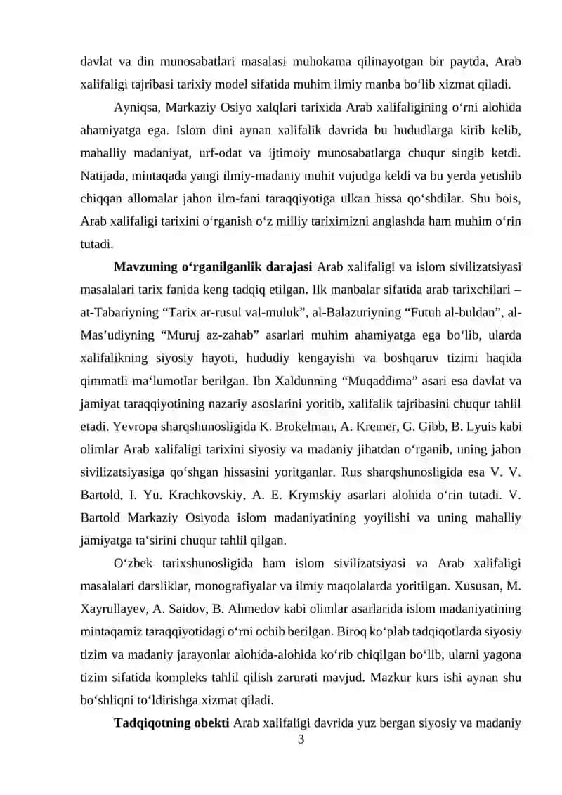 ARAB XALIFALIGIDA SIYOSIY TIZIMNING SHAKLLANISHI VA RIVOJI 3