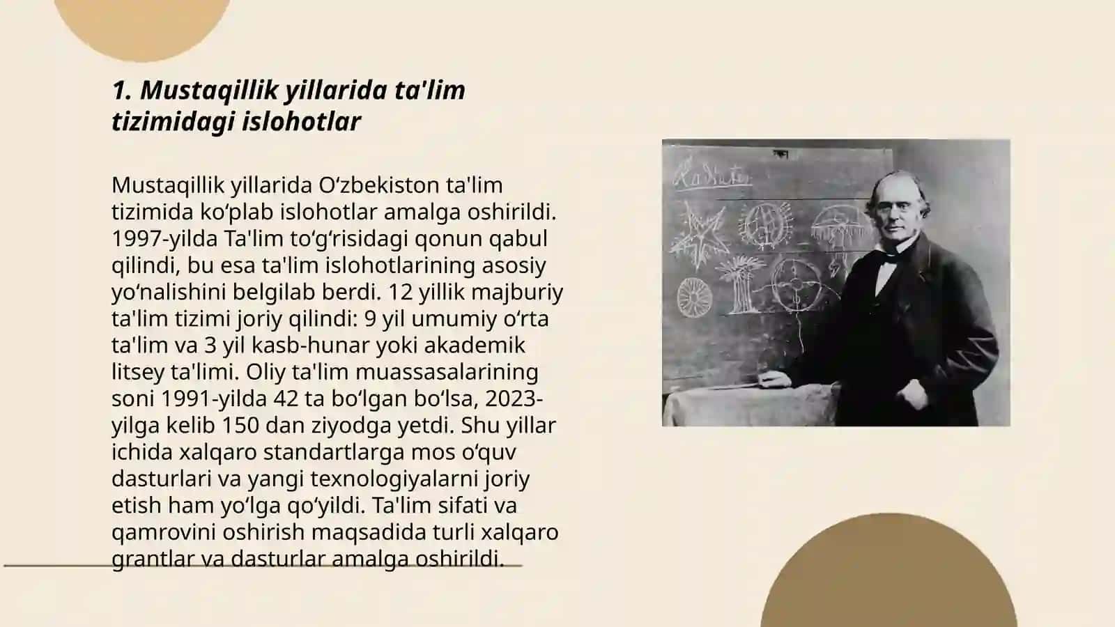 Mustaqillik yillarida ta’lim,fan va ma’daniyat 3