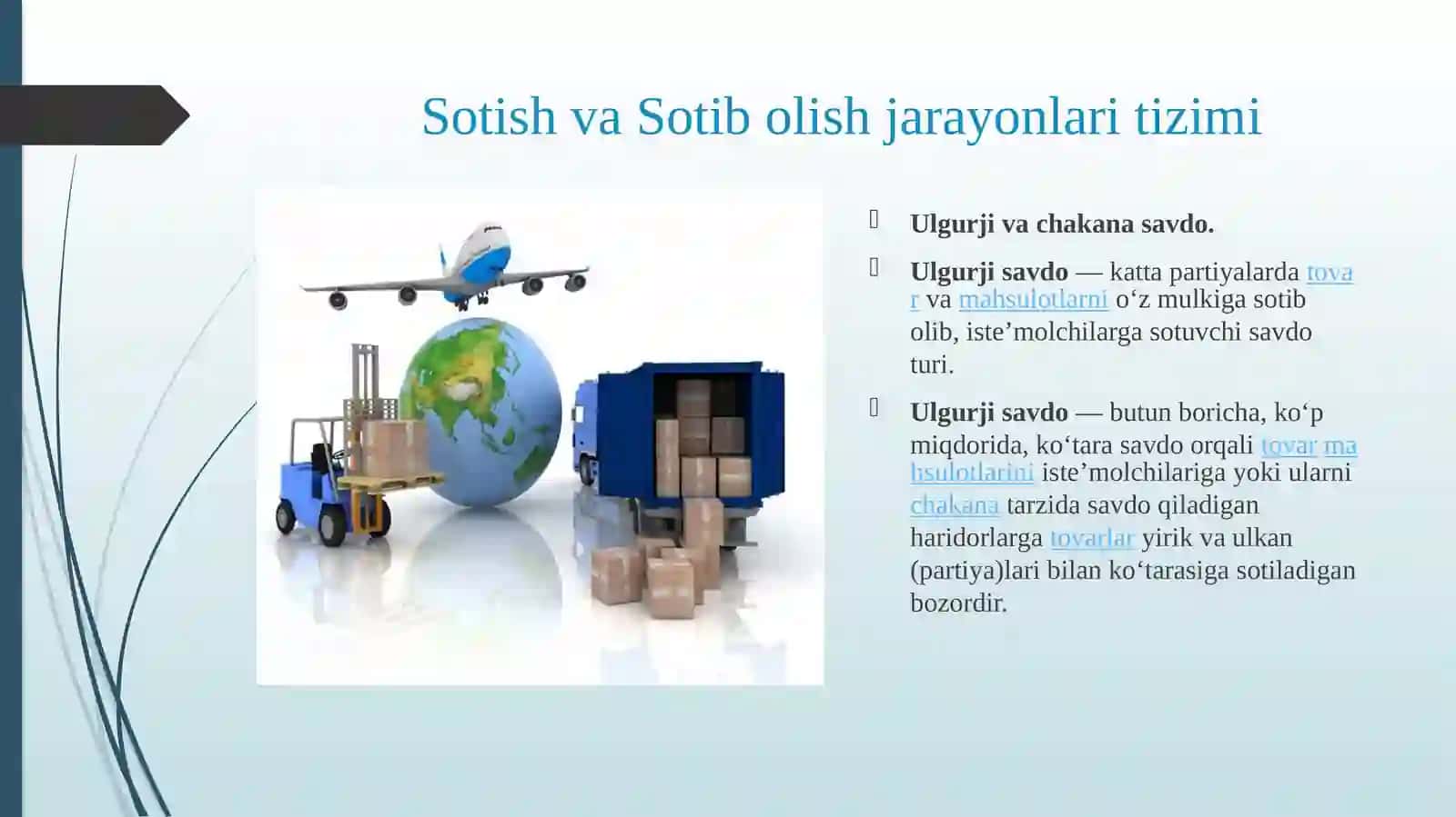Sotish va Sotibolish jarayonlari 3